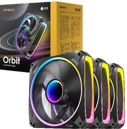 Produktbild Antec Orbit 120 ARGB - Noir (120 mm, 3x)