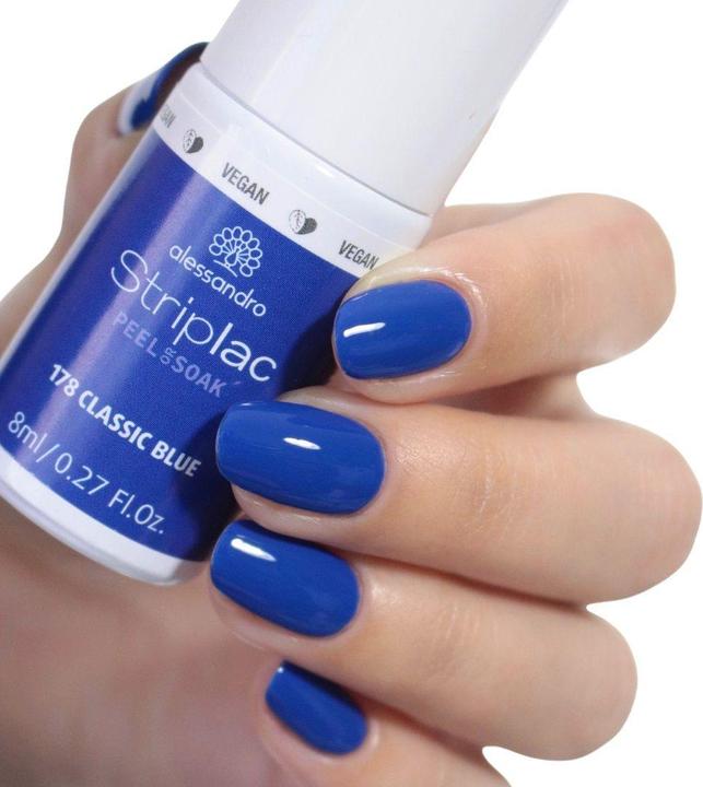 Produktbild Alessandro Striplac Peel or Soak Classic blue 8 ml (178 Classic Blue, UV-Gel Lack)