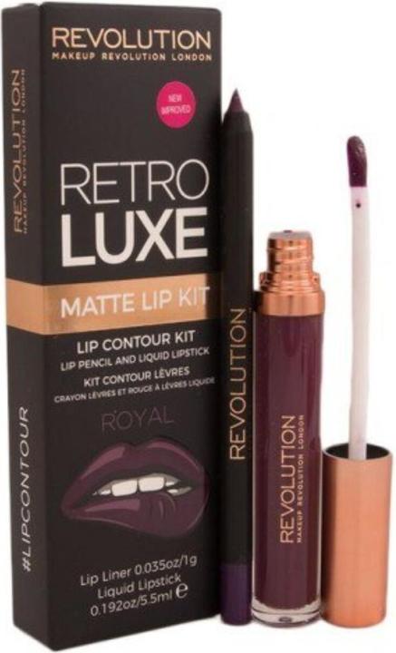 Immagine prodotto Makeup Revolution Retro Luxury Matte Lip Kit Royal
