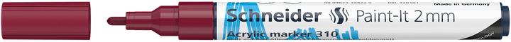 Valeurs nutritives et ingrédients Schneider Marqueur acrylique Paint-It 310 2mm bordeaux (1 x)