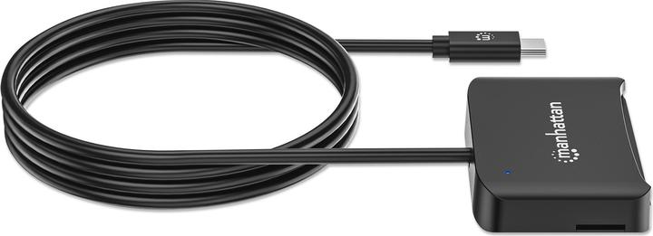 Productafbeelding Manhattan USB-C Chipkartenleser mit microSD-Slot (USB 2.0, USB-C)