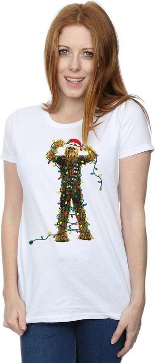 Produktbild Star Wars Chewbacca Christmas Lights TShirt (L)