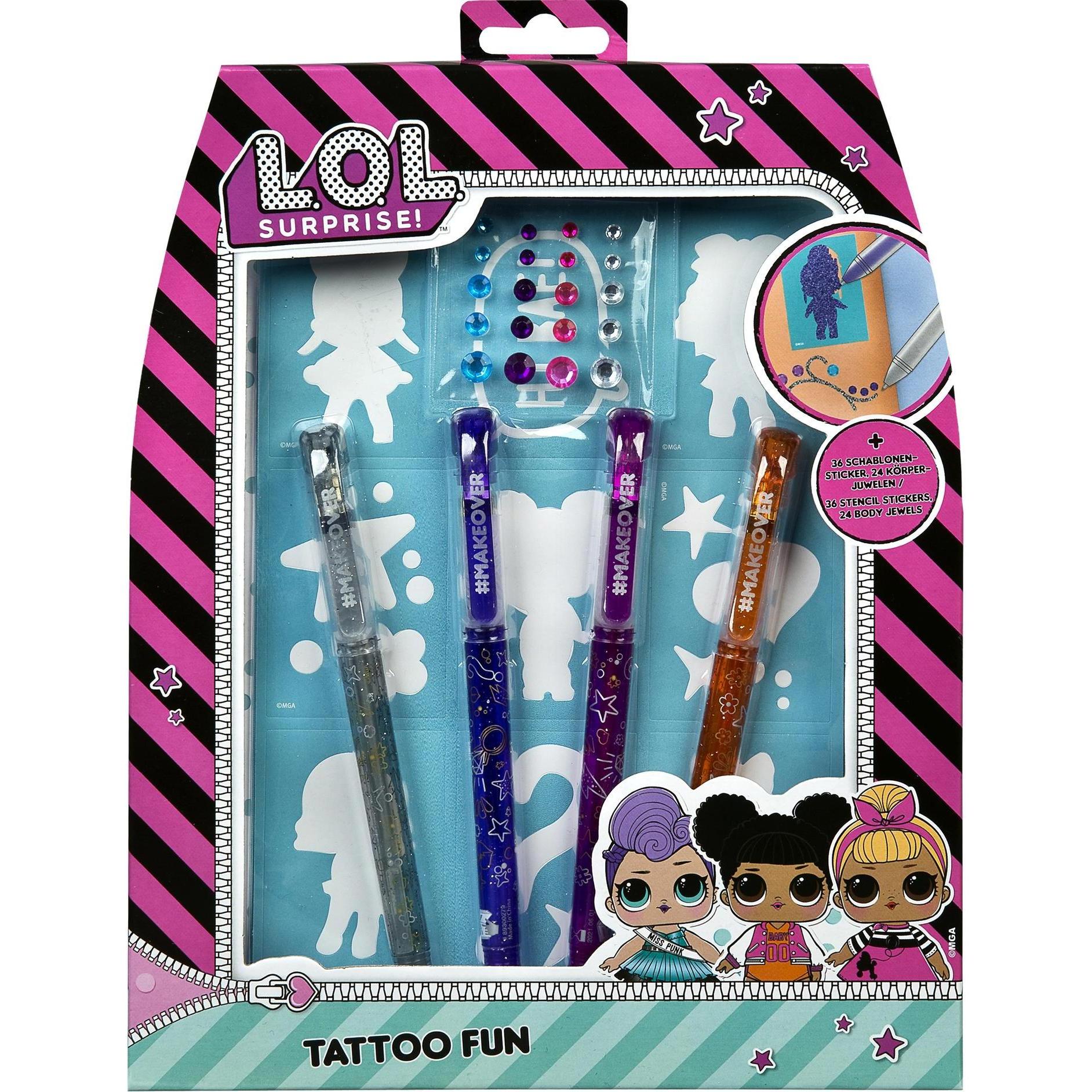 Undercover Tattoo LOL Surprise 64-teilig