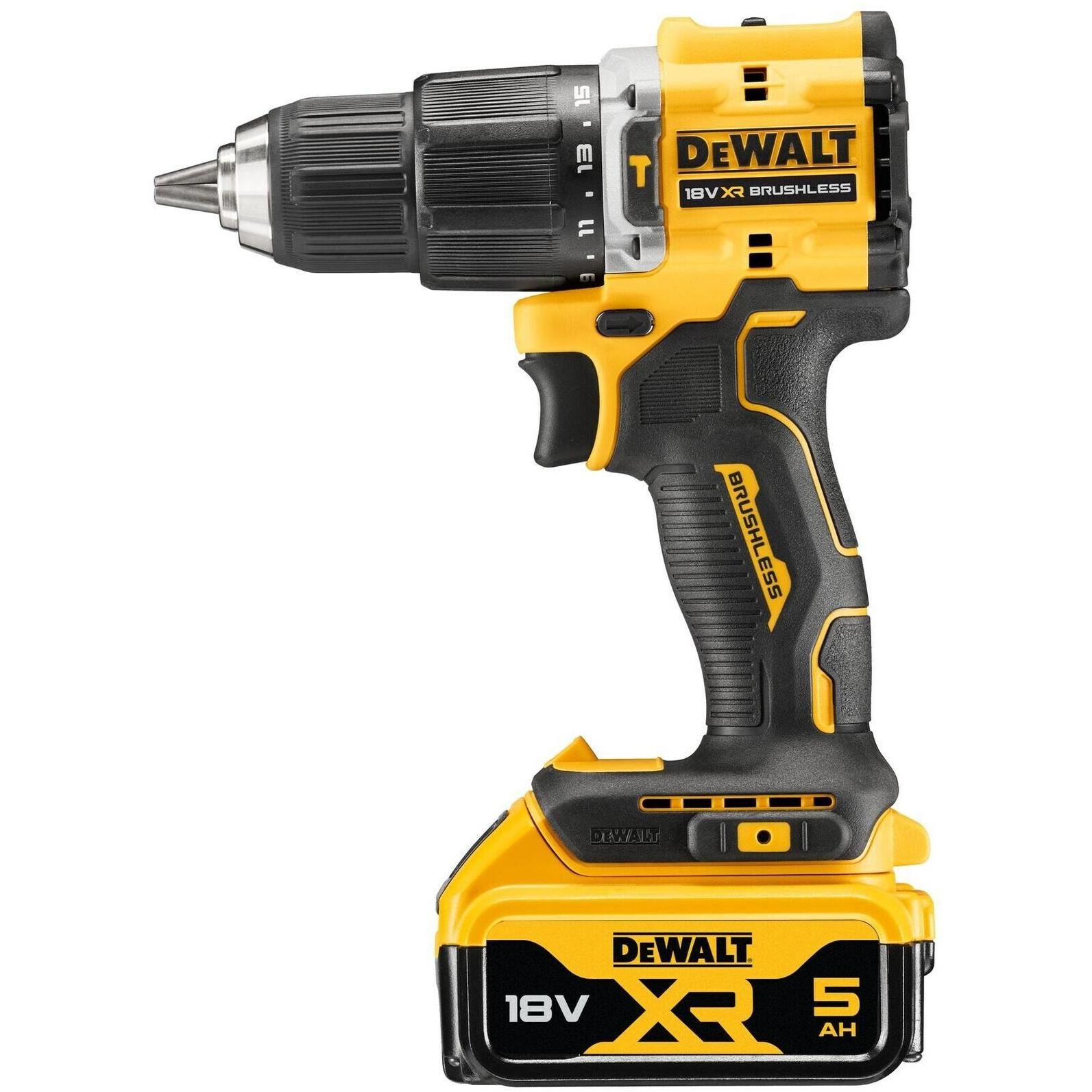 Thumbnail - DeWalt, Bohrmaschine + Akkuschrauber, DCD100YP2T-QW (Akkubetrieb)