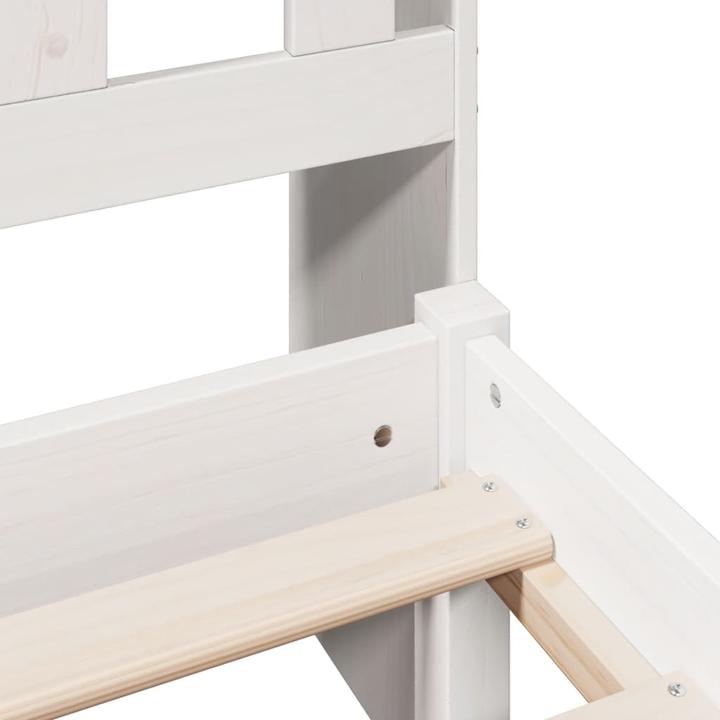 Image du produit vidaXL Bett mit Regal (140 x 200 cm)