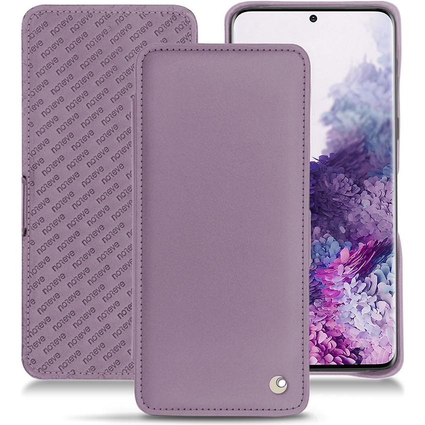 Noreve Lederschutzhülle horizontal (Samsung Galaxy S20), Smartphone Hülle, Violett