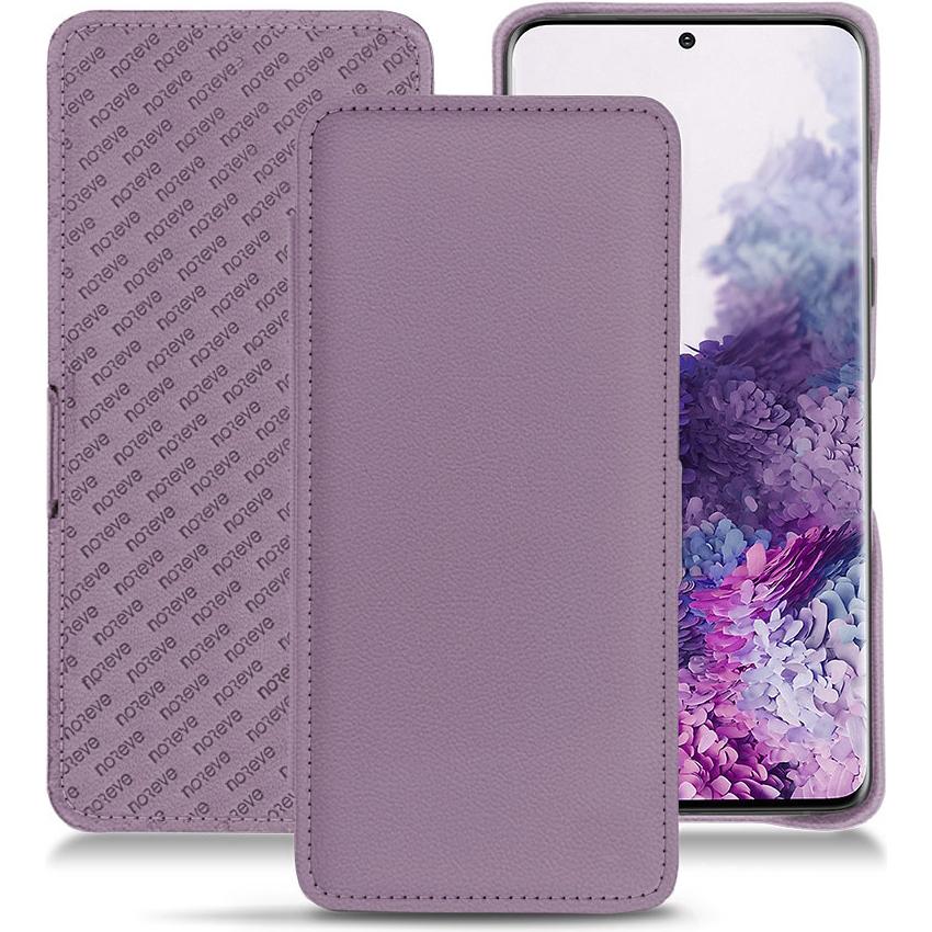 Thumbnail - Noreve Lederschutzhülle horizontal (Samsung Galaxy S20+), Smartphone Hülle, Violett