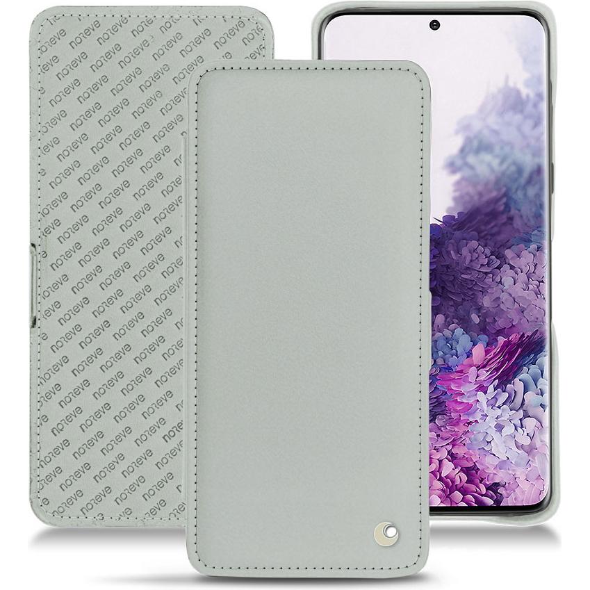 Noreve Lederschutzhülle horizontal (Samsung Galaxy S20), Smartphone Hülle, Grau