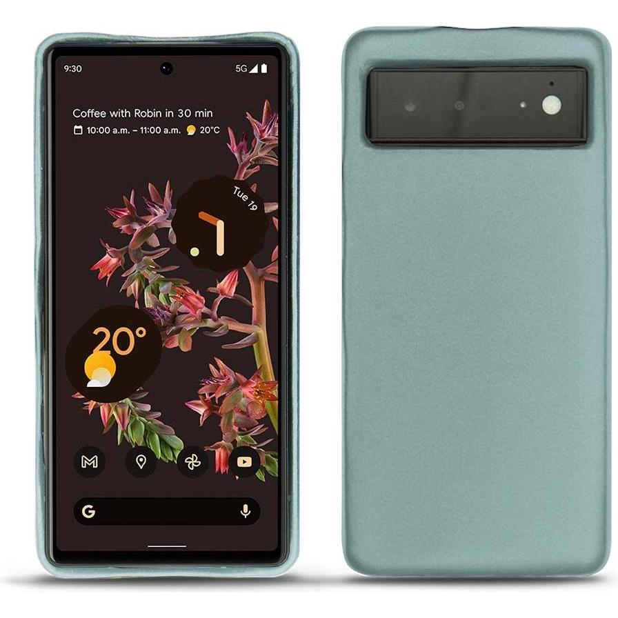 Noreve Lederschutzhülle (Google Pixel 6), Smartphone Hülle, Blau