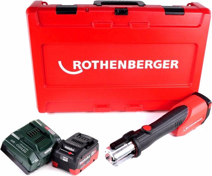 Produktbild Rothenberger ROMAX 4000 Akku Pressmaschine 18V elektrohydraulisch + 1x Akku 5,5Ah + Ladegerät + Koff