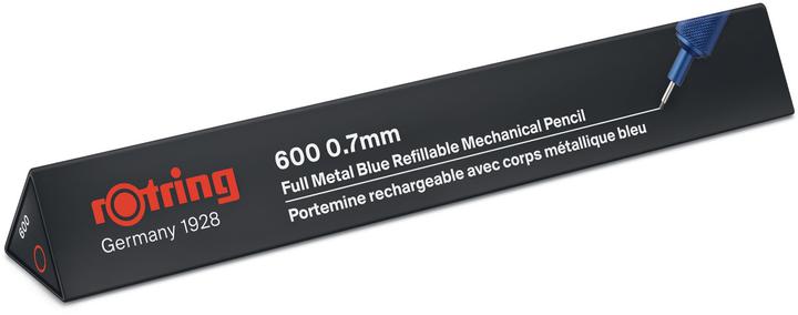 Immagine prodotto Rotring Matita di piombo fine 600 Metallico 0,7 mm, blu (0.70 mm, HB)