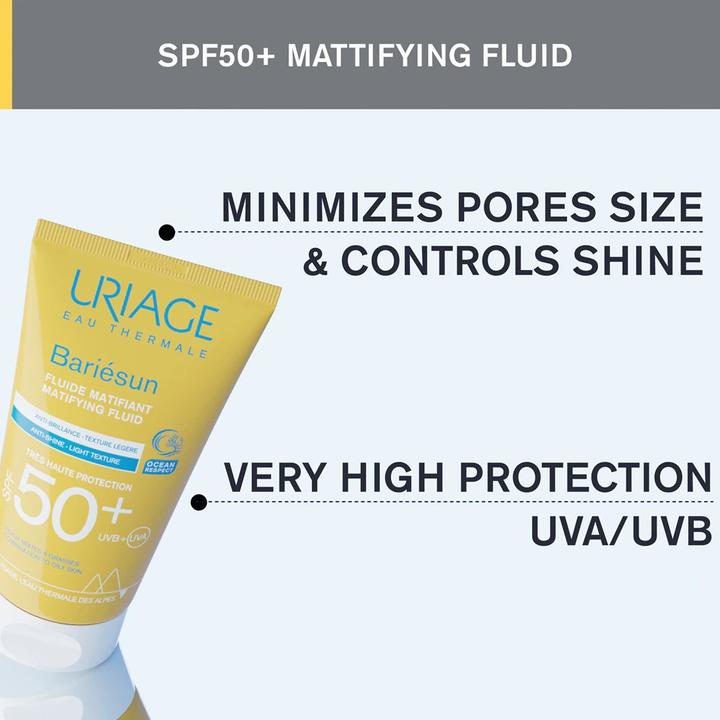 Produktbild Uriage Bariésun Matt Fluid LSF50 (Sonnencreme Gesicht, SPF 50+, 50 ml)