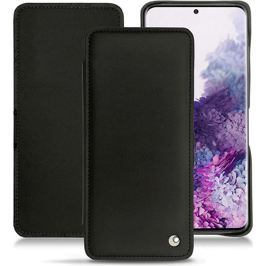 Noreve Lederschutzhülle horizontal (Samsung Galaxy S20+), Smartphone Hülle, Schwarz
