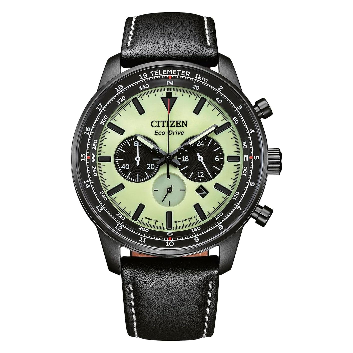 Citizen, Armbanduhr, CA4505-21X, Schwarz, (Chronograph, 44 mm)