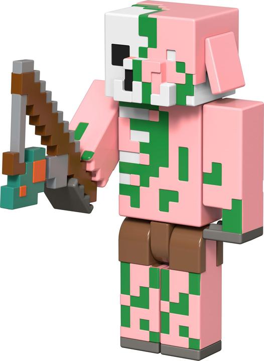 Actual product image Minecraft CORE FIGURE 2-PACK -Zombified Piglin & Strider