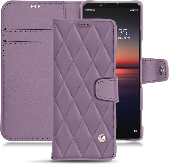 Noreve Lederschutzhülle Wallet (Sony Xperia 1 II)