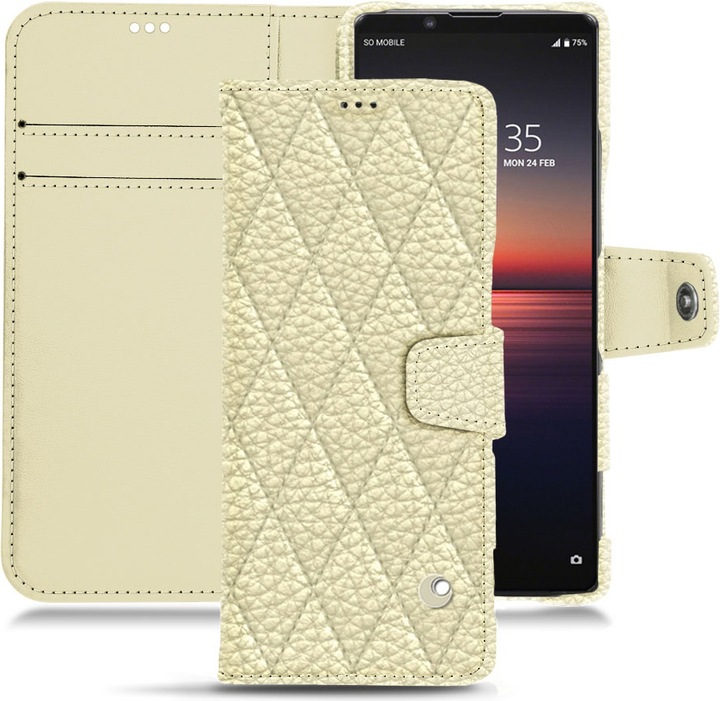 Noreve Lederschutzhülle Wallet (Sony Xperia 1 II)