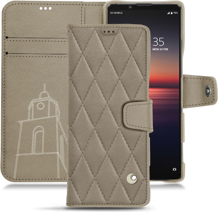 Produktbild Noreve Lederschutzhülle Wallet (Sony Xperia 1 II)