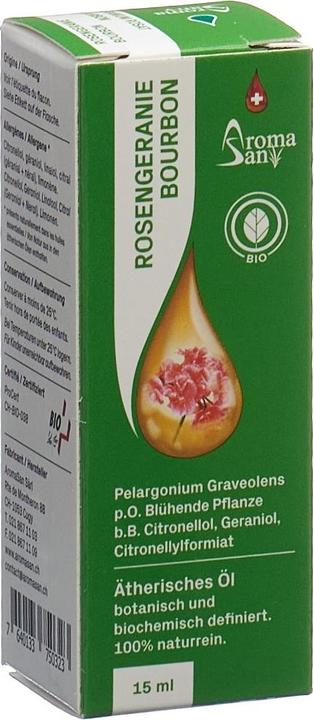 Produktbild AromaSan Rosengeranie Bourbon Bio Ätherisches Öl (15ml)