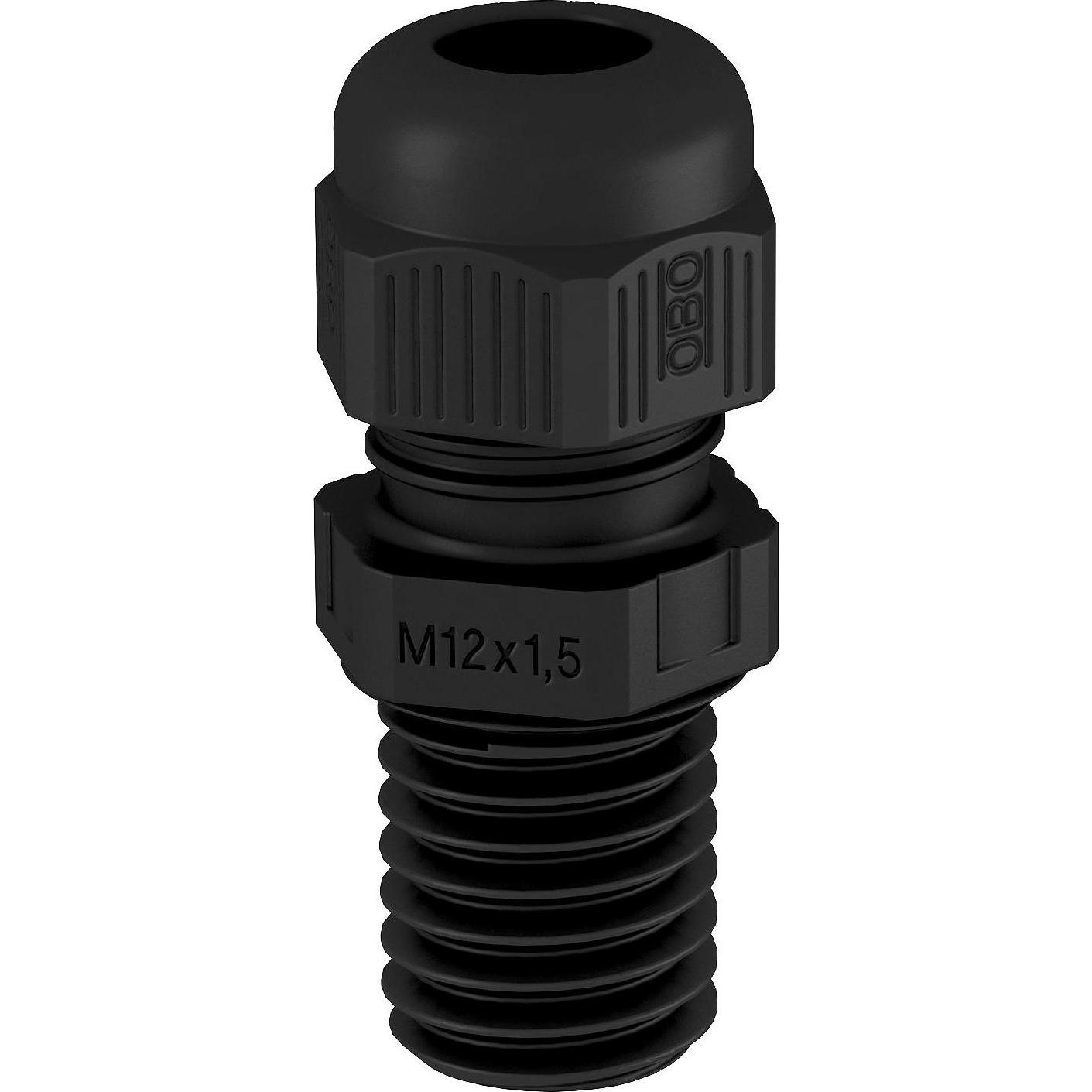 OBO Bettermann, Collegamento per cavi, BETTERMA V-TEC VM L20 SW Pressacavo metrico completo lungo M20 VTECVML20SW