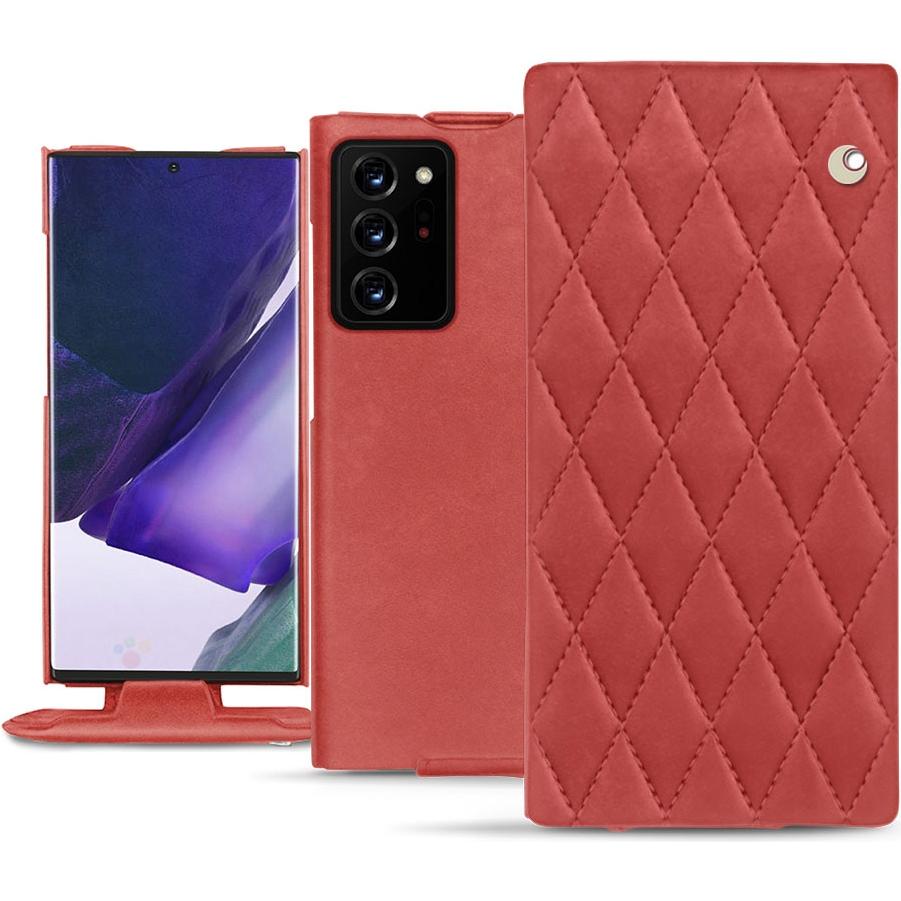 Thumbnail - Noreve Lederschutzhülle vertikal (Samsung Galaxy Note 20 Ultra), Smartphone Hülle, Rot