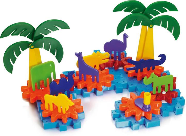 Actual product image Quercetti Georello gear set jungle