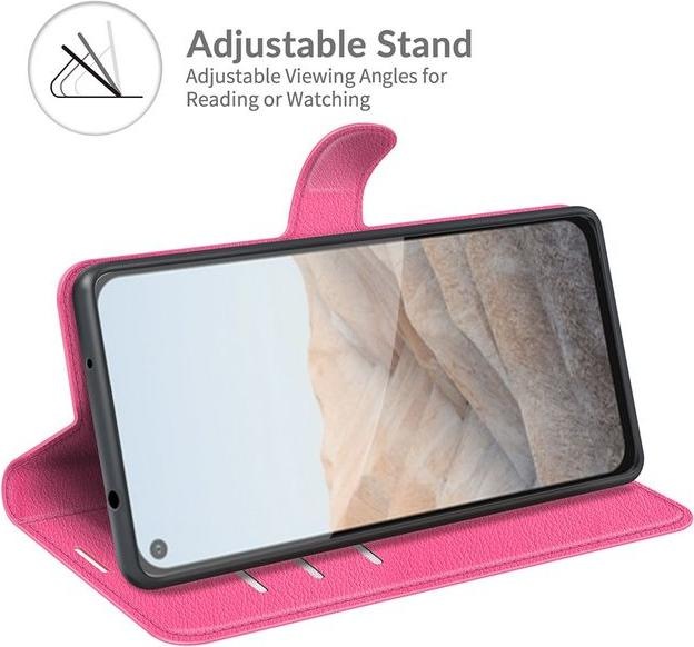 Actual product image MU Classic Litchi Leather Bookcover Series (Google Pixel 5a)
