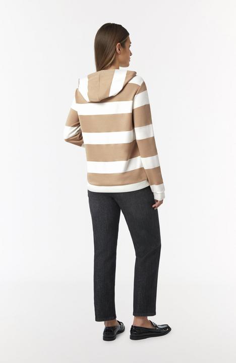 Image du produit Comma Sweatshirt Sweatshirt mit Kapuze und Blockstreifen (38)
