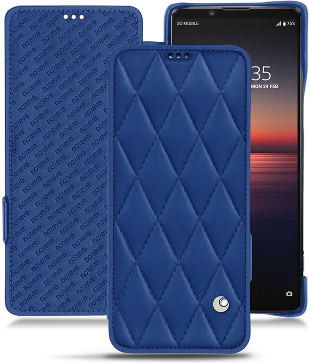 Bleu océan - Couture ( Nappa - Pantone #15458a)