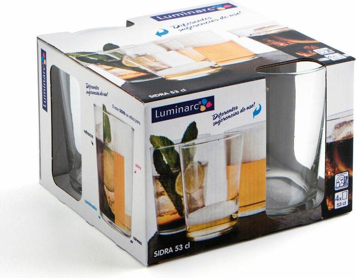 Immagine prodotto Luminarc Set di bicchieri Sidra da sidro 530 ml (4 pezzi) (0.53 l, 4x)