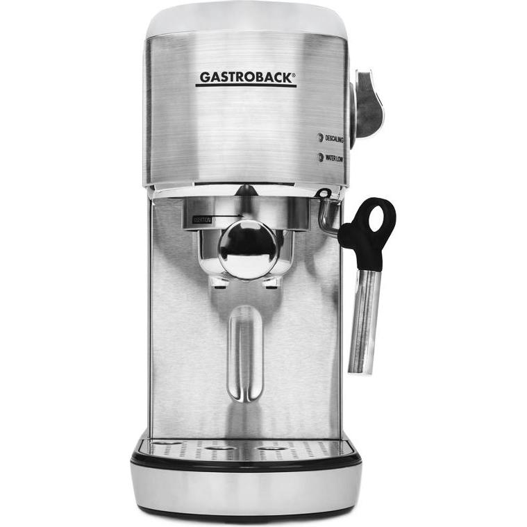 Gastroback Design Espresso Piccolo, Siebträgermaschine, Silber