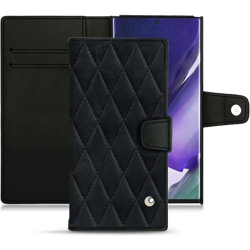 Noreve Lederschutzhülle Wallet (Samsung Galaxy Note 20 Ultra), Smartphone Hülle, Schwarz