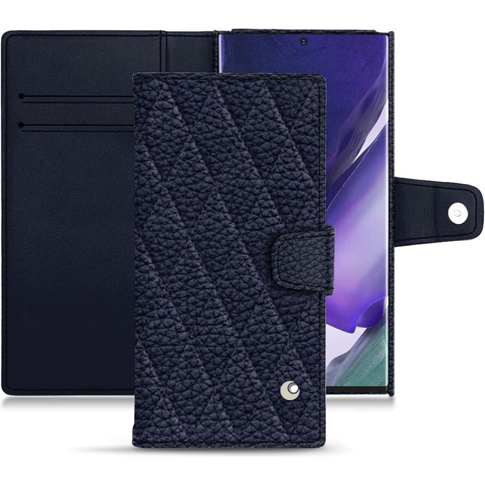 Noreve Lederschutzhülle Wallet (Samsung Galaxy Note 20 Ultra), Smartphone Hülle, Violett
