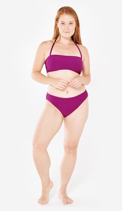 Produktbild Olaian Bikini-Oberteil Bandeau Damen strukturiert Laura violett (80 D)