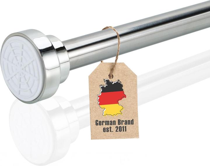 Actual product image Intirilife Telescopic rod in SILVER 85 - 140 cm