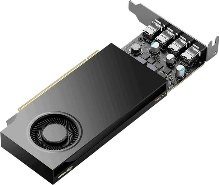 Actual product image PNY RTX A1000 graphics card, graphics category: Professional/CAD (8 GB)