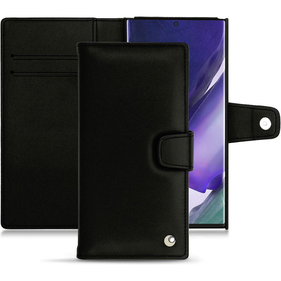 Noreve Lederschutzhülle Wallet (Samsung Galaxy Note 20 Ultra), Smartphone Hülle, Schwarz