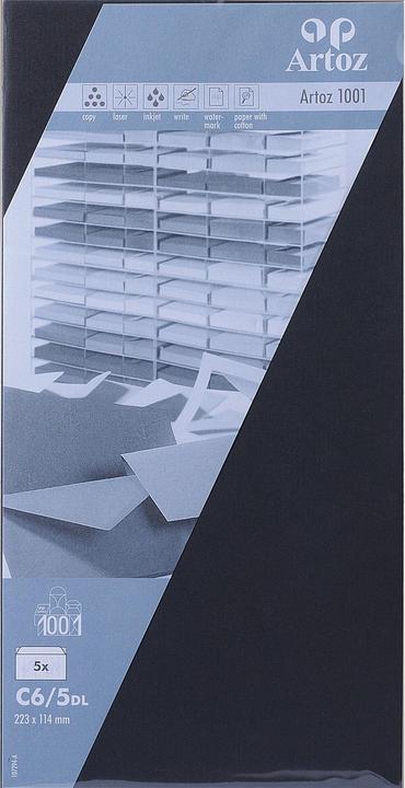 Immagine prodotto Artoz 1001 buste nere (C6/5, 5x)