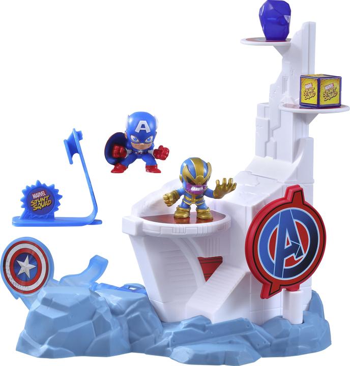 Hasbro Stunt Squad Vlindertoren speelset met Captain America en Thanos