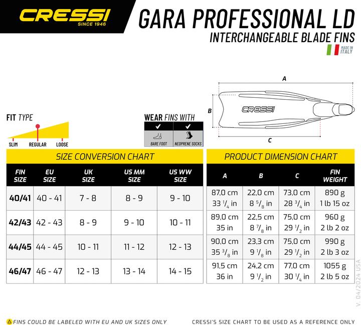 Produktbild Cressi Gara Professional (40 - 41)