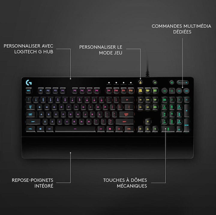 Image du produit Logitech G G213 Prodigy (CH, Filaire)