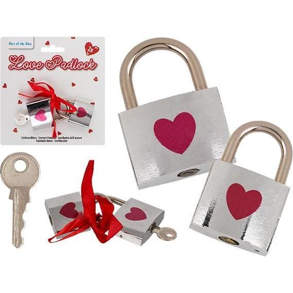 Sombo Liebesschloss mit rotem Herz (62/6132)