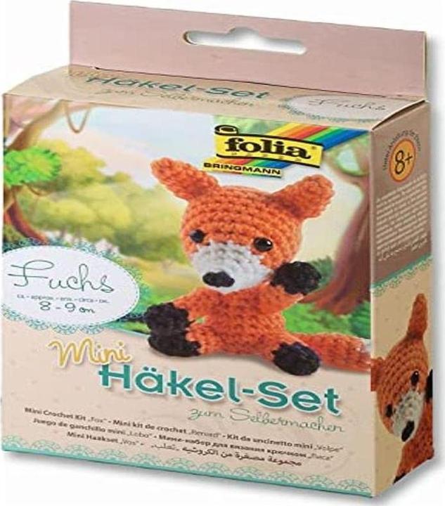 Actual product image Folia Mini crochet set fox