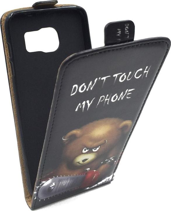 Actual product image König Design Mobile Phone Case for Samsung Galaxy S7 Edge Protective Wallet Cover 360 Case Black (Samsung Galaxy S7 Edge)