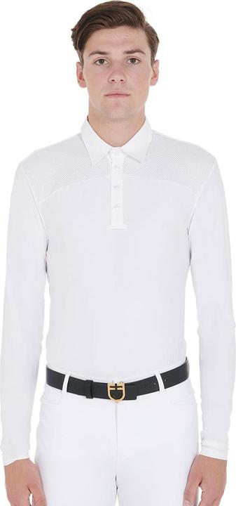 Produktbild Equestro Langarmwettkampf-Poloshirt für Reiten (XS)