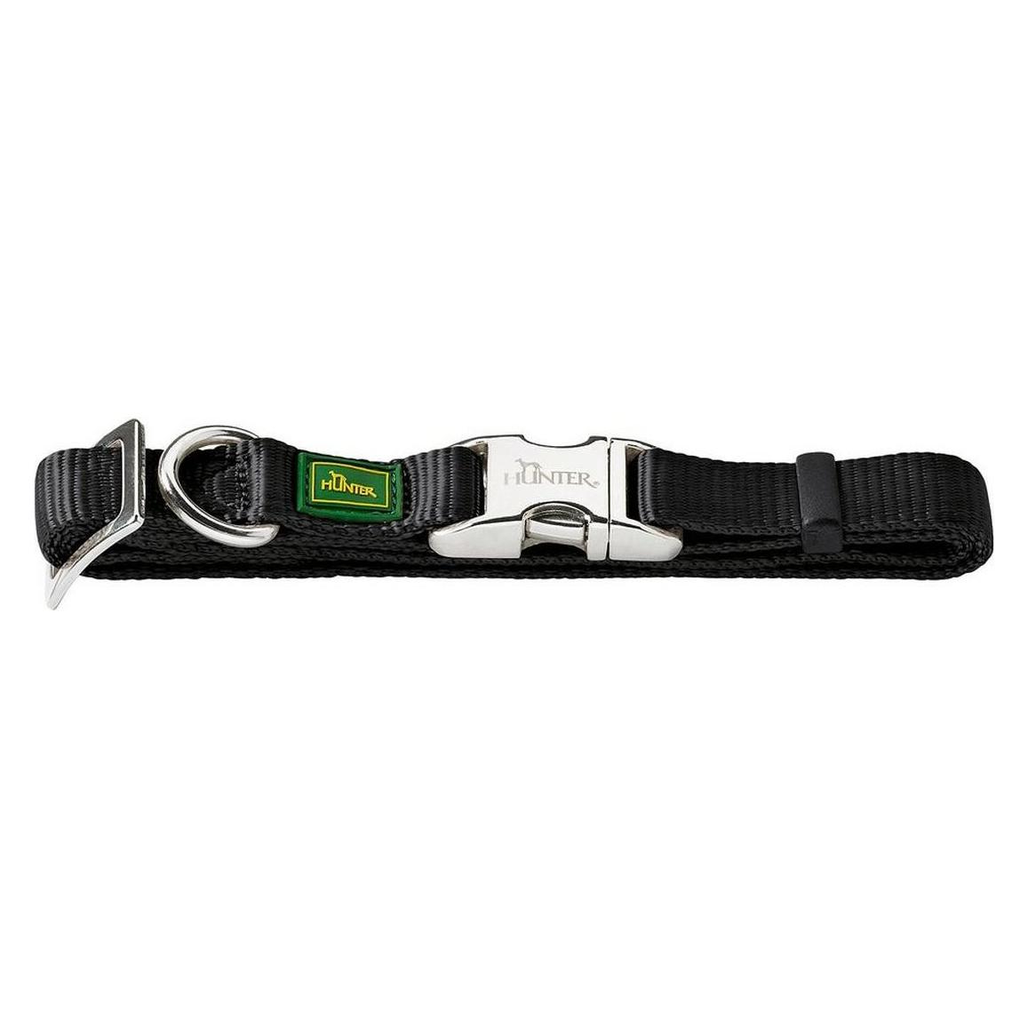 Hunter Halsband Alu-Strong L Zwart (45-65 Cm) (Xl, Hond), Kraag + Leiband