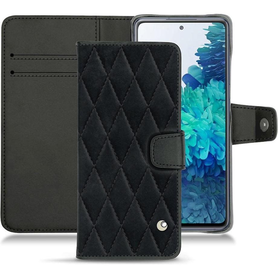 Noreve Lederschutzhülle Wallet (Samsung Galaxy S20 FE), Smartphone Hülle, Schwarz