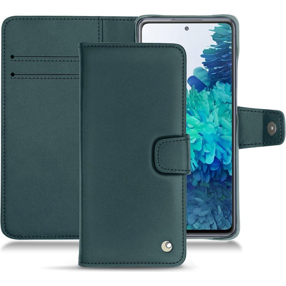 Thumbnail - Noreve Lederschutzhülle Wallet (Samsung Galaxy S20 FE), Smartphone Hülle, Blau