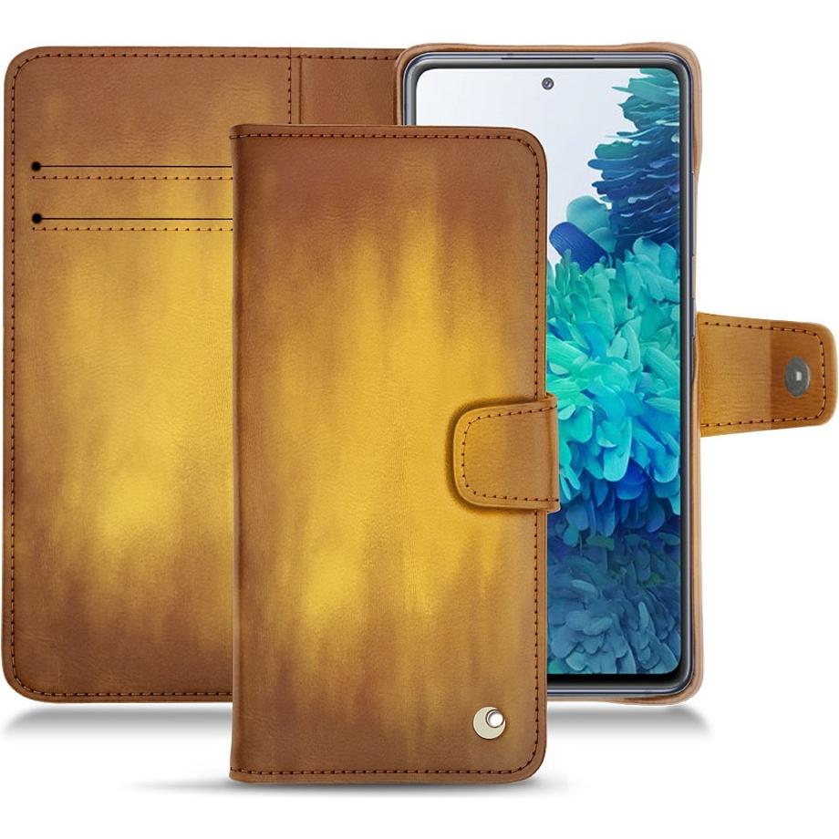 Thumbnail - Noreve Lederschutzhülle Wallet (Samsung Galaxy S20 FE), Smartphone Hülle, Gold