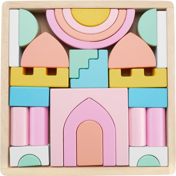 Produktbild Fisher-Price Märchenschloss Holzbausteine